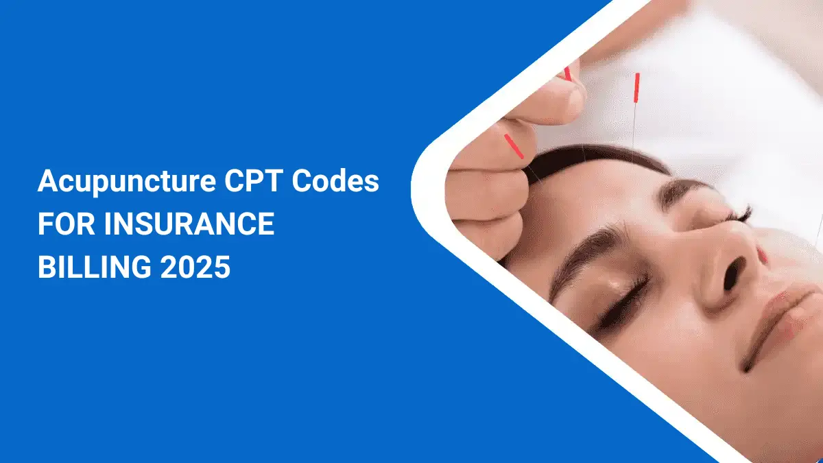 Acupuncture CPT Codes 2025