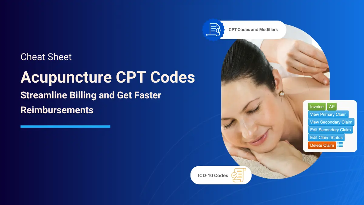 Acupuncture CPT Codes Cheat Sheet eBook