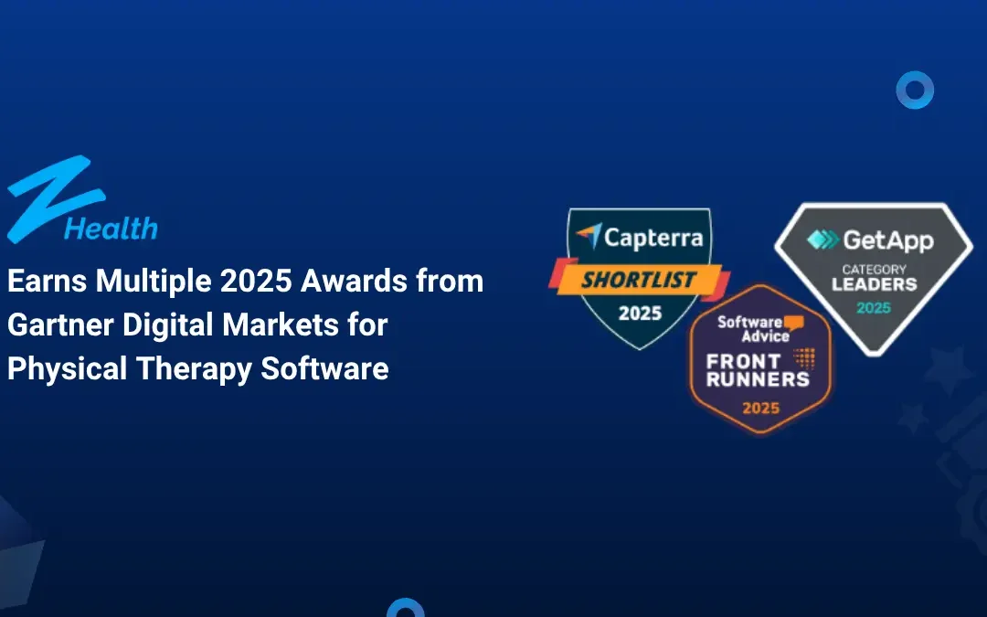 zHealth Earns Multiple 2025 Awards from Gartner Digital Markets for Physical Therapy Software