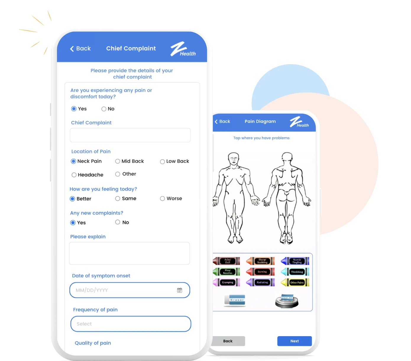 zHealth Patient App Check In